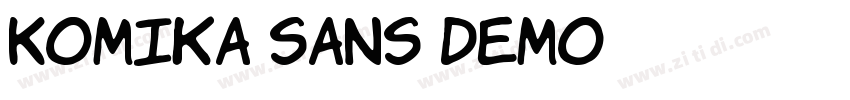 Komika Sans DEMO字体转换